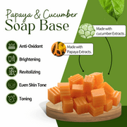Papaya Cucumber Soap Base – Brightening & Refreshing